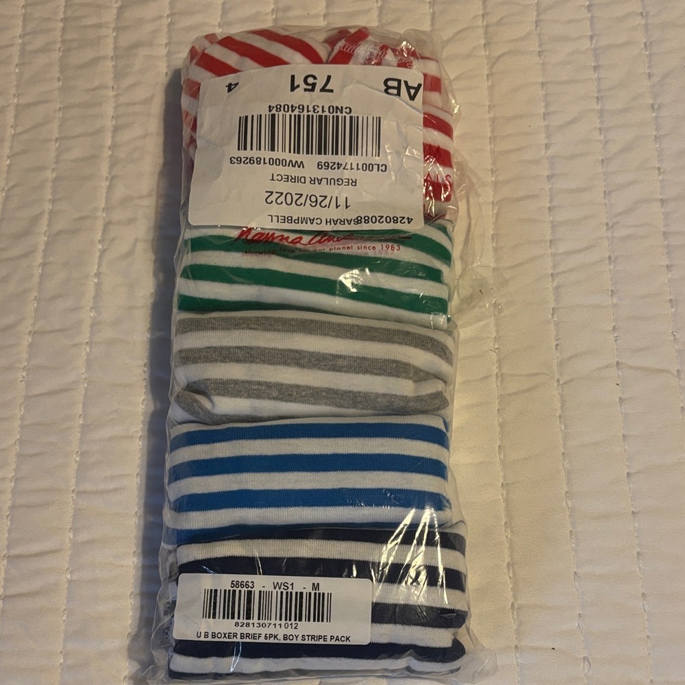 Hanna Andersson boxer briefs 5-pack